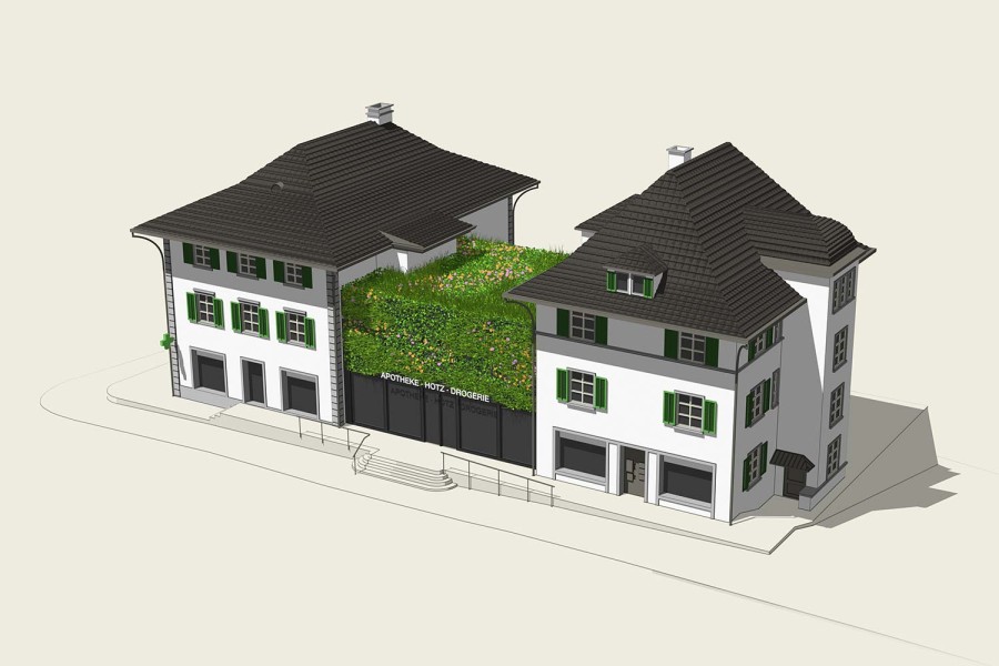 Ersatzneubau/Umbau Ladenlokal Apotheke Hotz in Küsnacht