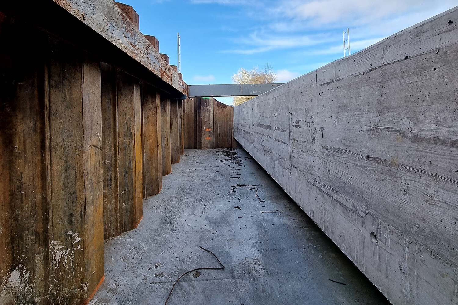 Neubau Hochwasser-Rückhaltebecken in Hüntwangen