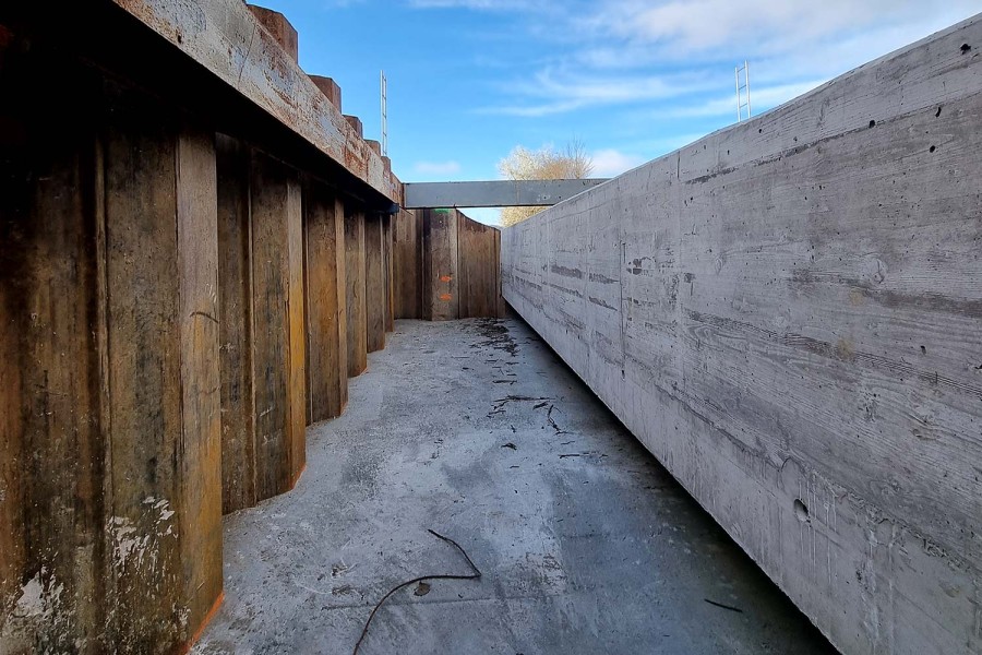 Neubau Hochwasser-Rückhaltebecken in Hüntwangen